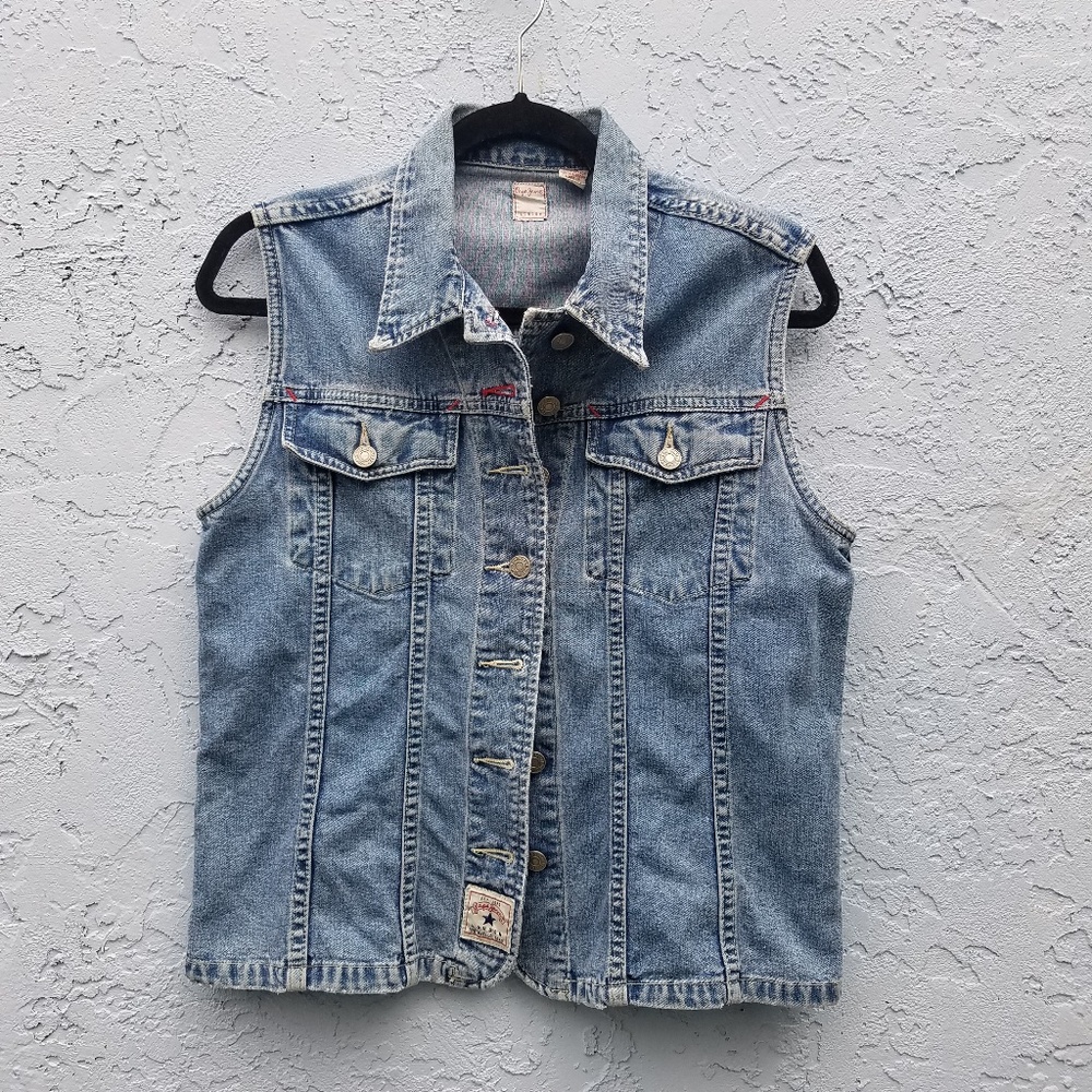 Pepe Jeans| Medium Wash Denim Vest